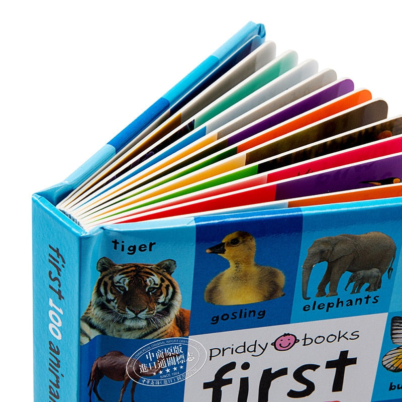 First 100 Animals Books for Kids Early Education