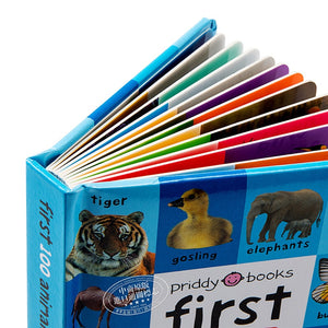 First 100 Animals Books for Kids Early Education