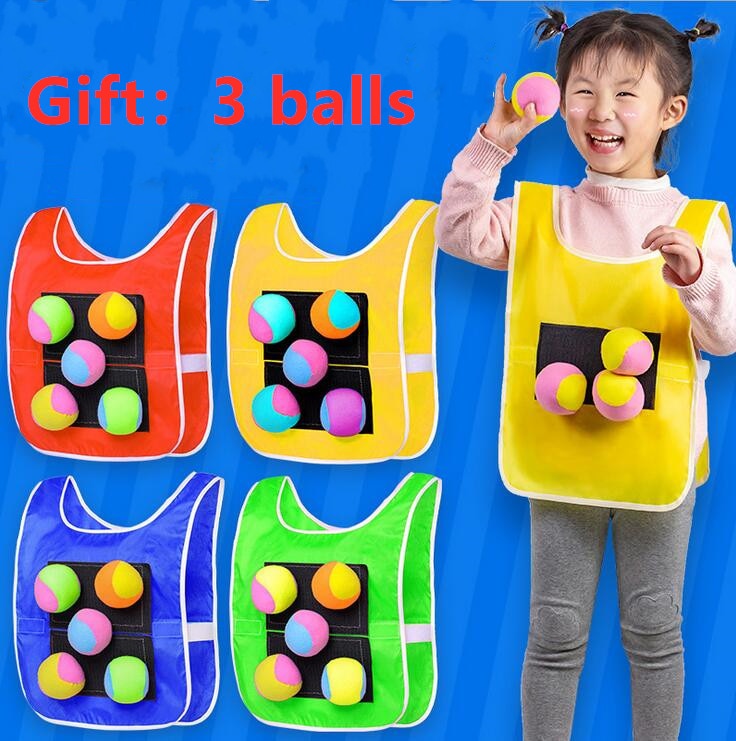 Kids Outdoor Sport Game Sticky Jersey Vest Game