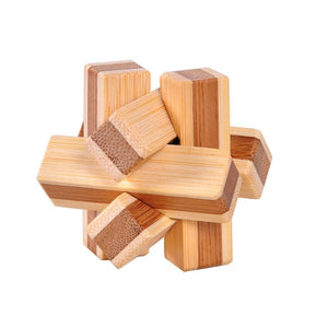 Kong Ming Luban Lock Kids Children 3D Handmade Wooden Toy