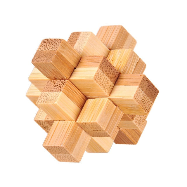 1pc Colorful Wooden Kongming Lock Style Chinois Puzzle - Temu Canada