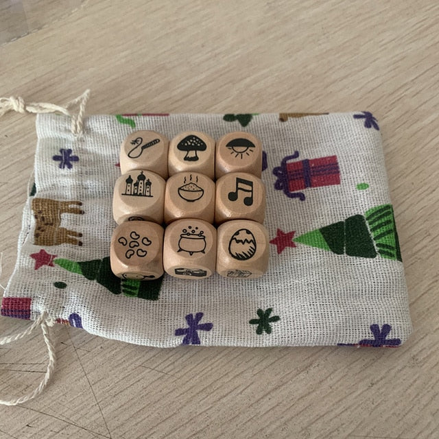 Bag Story Dice Game Magic Toys