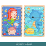 3D Wooden Puzzle Montessori Toy