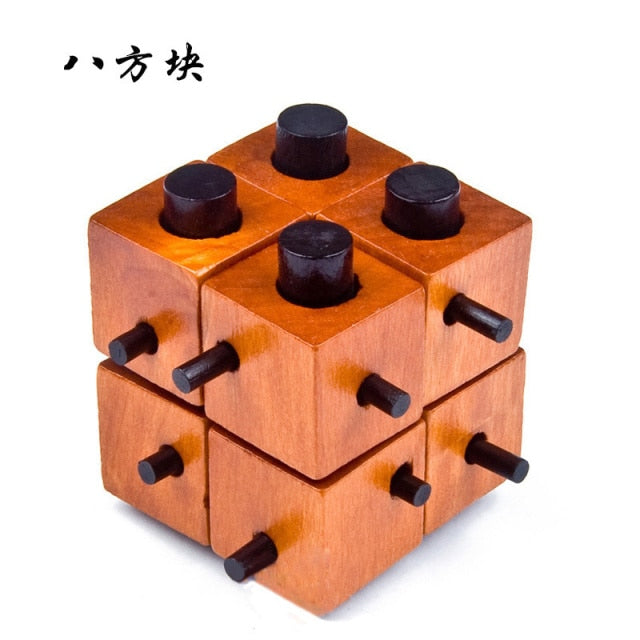 Creative 3D Wooden Cube Puzzle