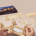 Robotime Rolife DIY 3D Tower Bridge Wooden Puzzle Game