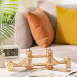 Robotime Rolife DIY 3D Tower Bridge Wooden Puzzle Game