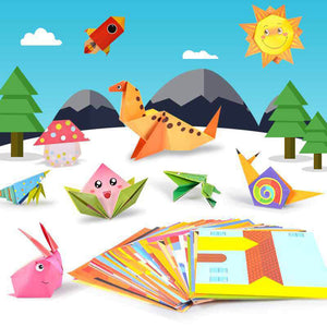 How Make Origami Different Animals: Gamenote Colorful Kids Origami