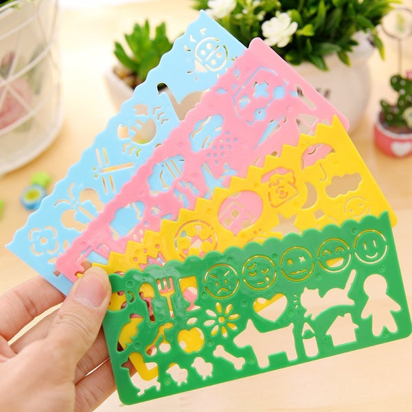 9Pcs Magic Rainbow Color Scratch Art Painting Paper Card Kit