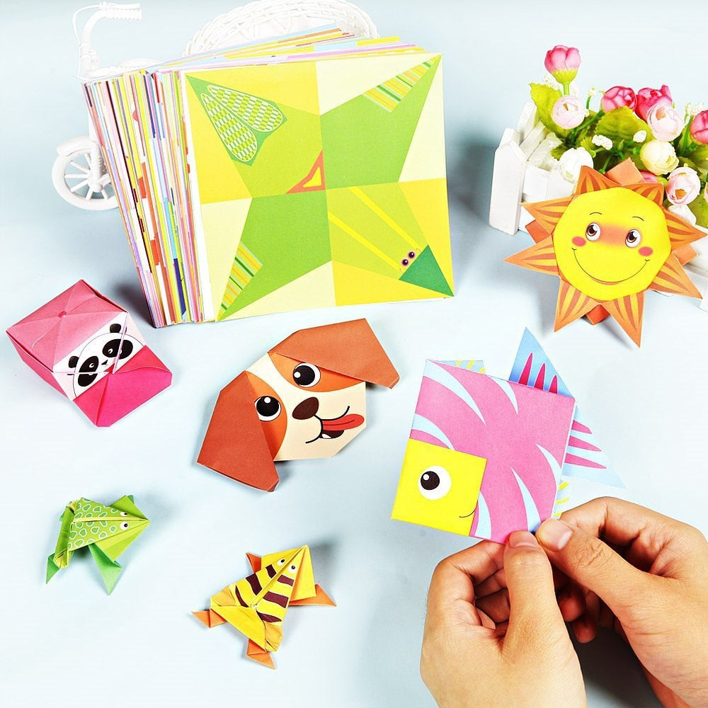 54 Pages Montessori Toys Origami Handcraft Paper Art