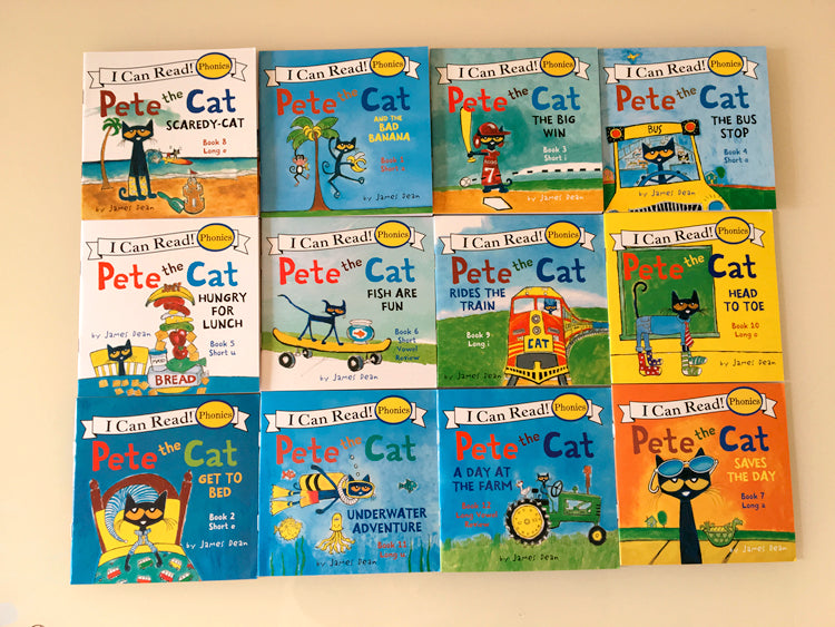 17 Books/set I Can Read Pete The Cat