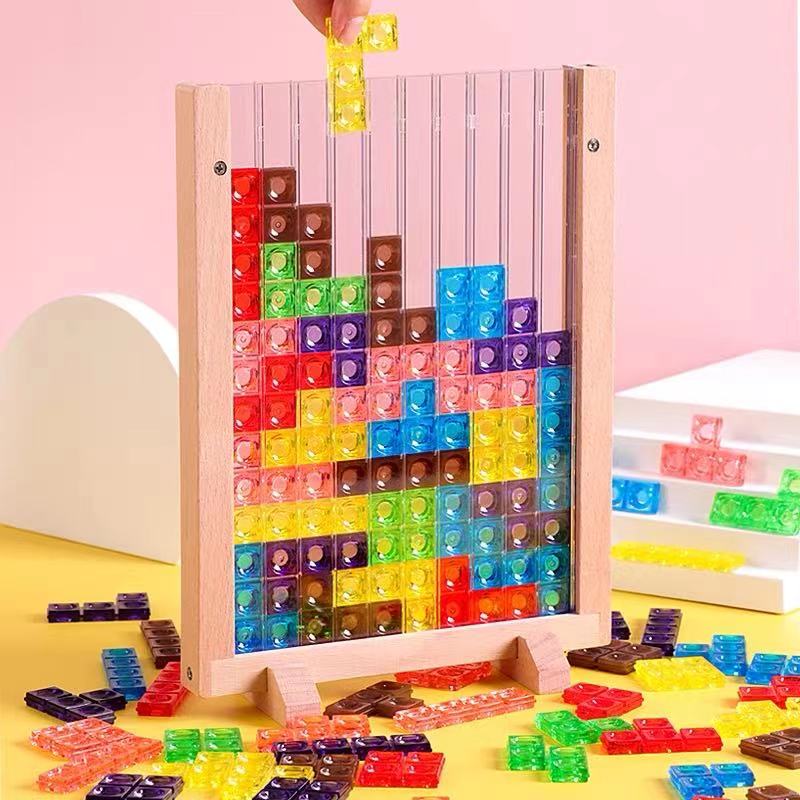 Tetris Kids Early Educational Toys Games Puzzle Building Blocks