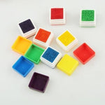 Plastic Mini Ink Stamp Roller Diary Seal Toy